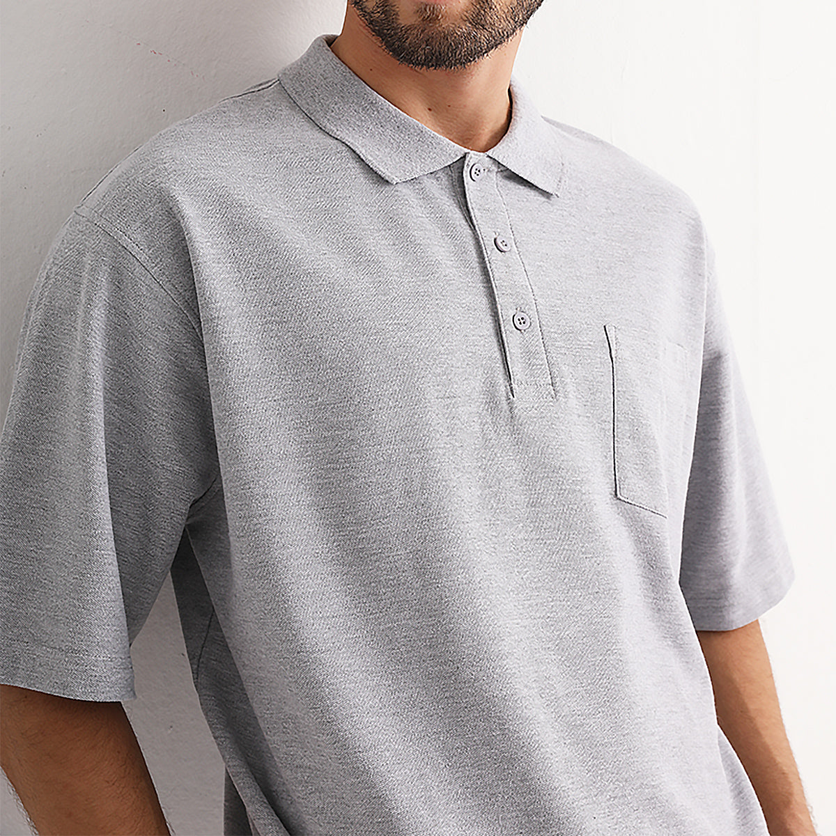 ISUSI Everyday Men’s Polo Shirt – Cotton Blend with Pocket, UPF 30+, Multiple Colours