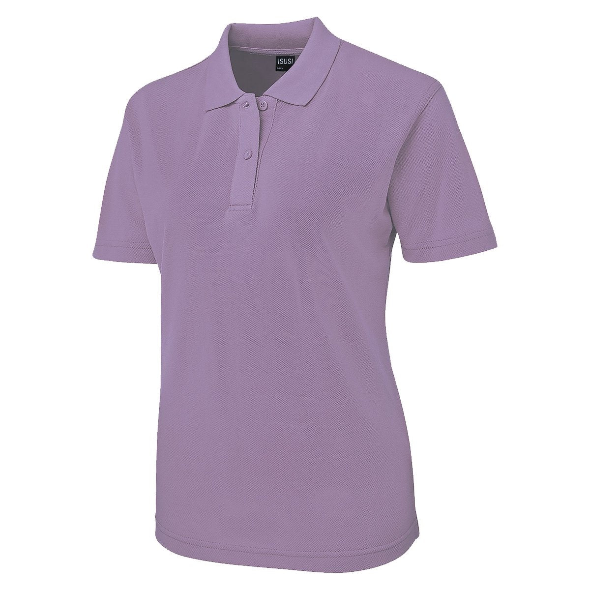 cotton blend polo shirt in fade mulberry, front – Big Bee Workwear