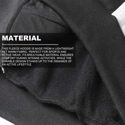 "Panel Full Zip Hoodie Jumper, Contrast Sleeve, fabric close-up with info – Big Bee Workwear"