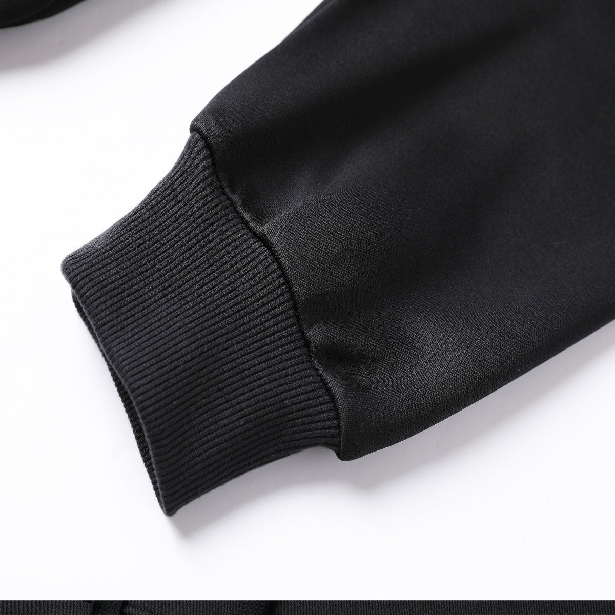 "fly hoodie sleeve detail close-up – Big Bee Workwear"