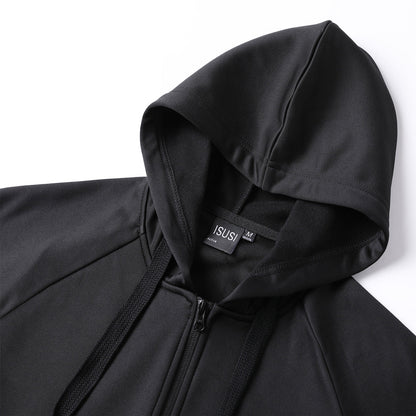 "ladies wonder zip hoodie collar detail close-up – Big Bee Workwear"