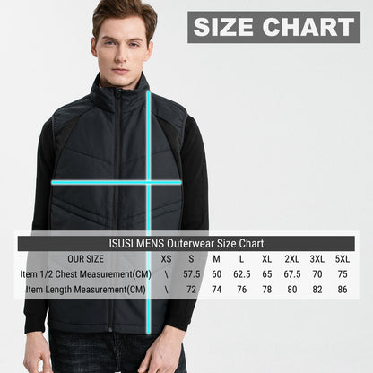 "elite puffer vest size chart – ISUSI"