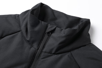 "elite puffer vest collar detail close-up – ISUSI"