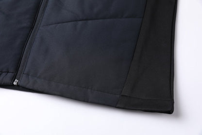 "elite puffer vest hem detail close-up – ISUSI"