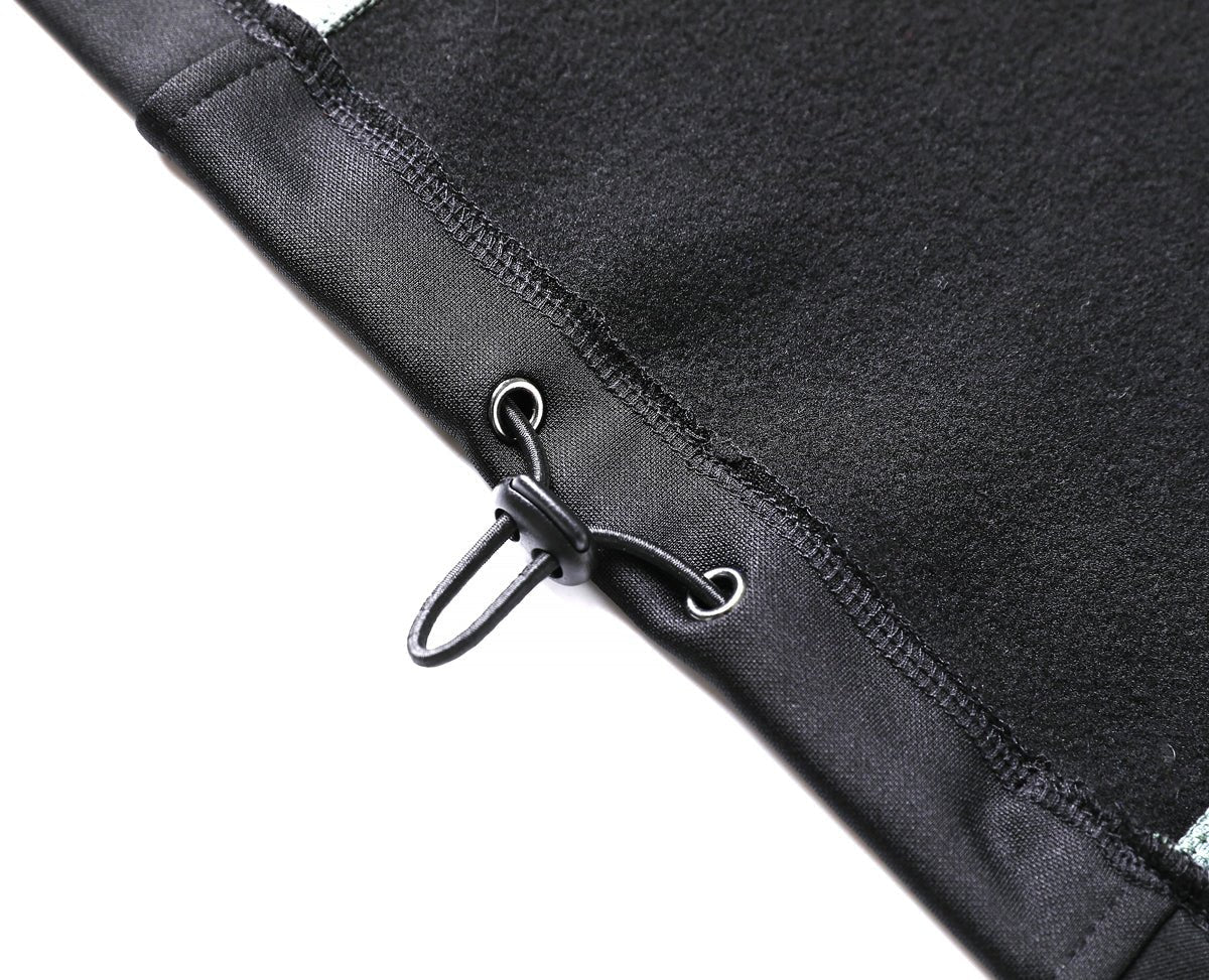"i.t. softshell vest hem detail close-up – ISUSI"