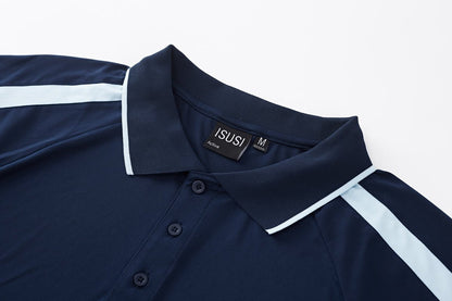 "flow polo shirt collar detail close-up – Big Bee Workwear"