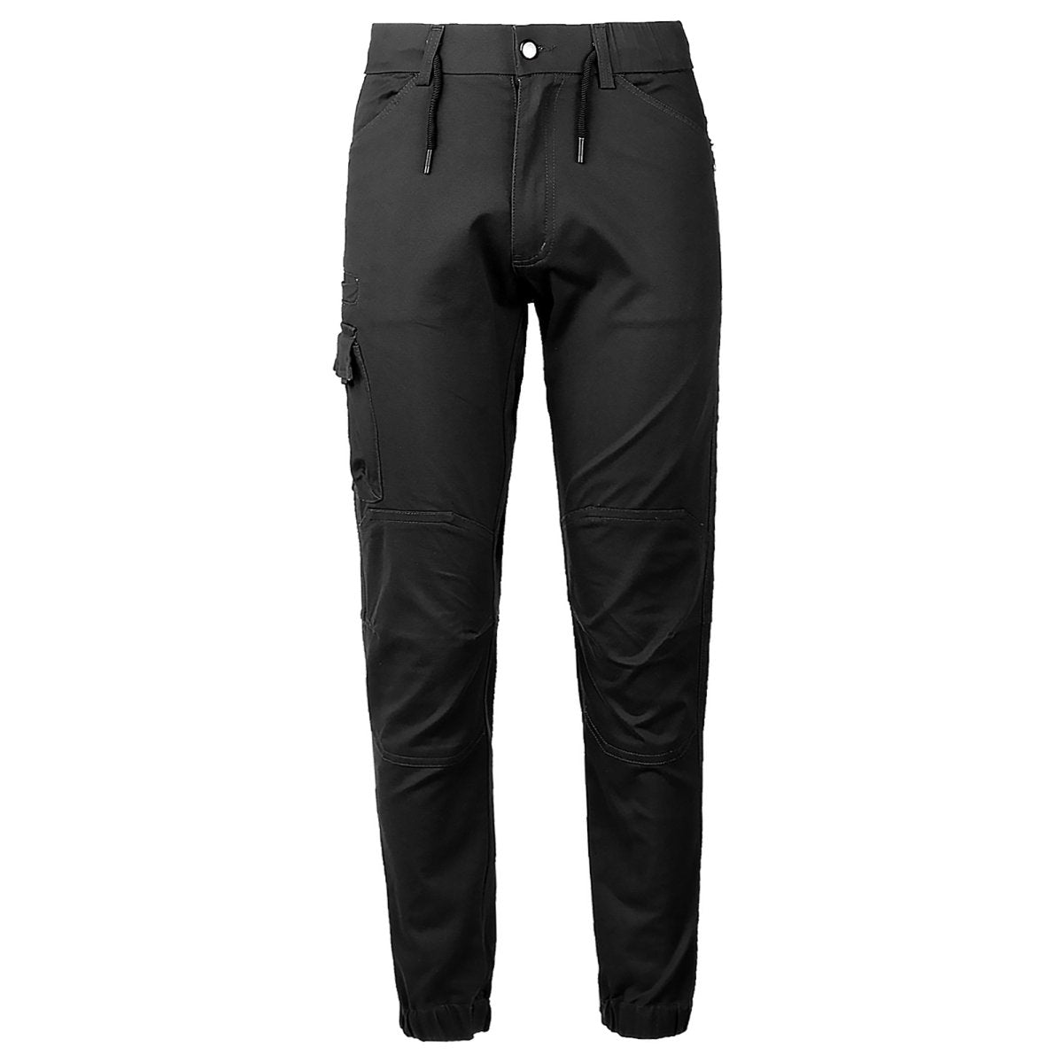"warp work pants in black, front – Big Bee Workwear"