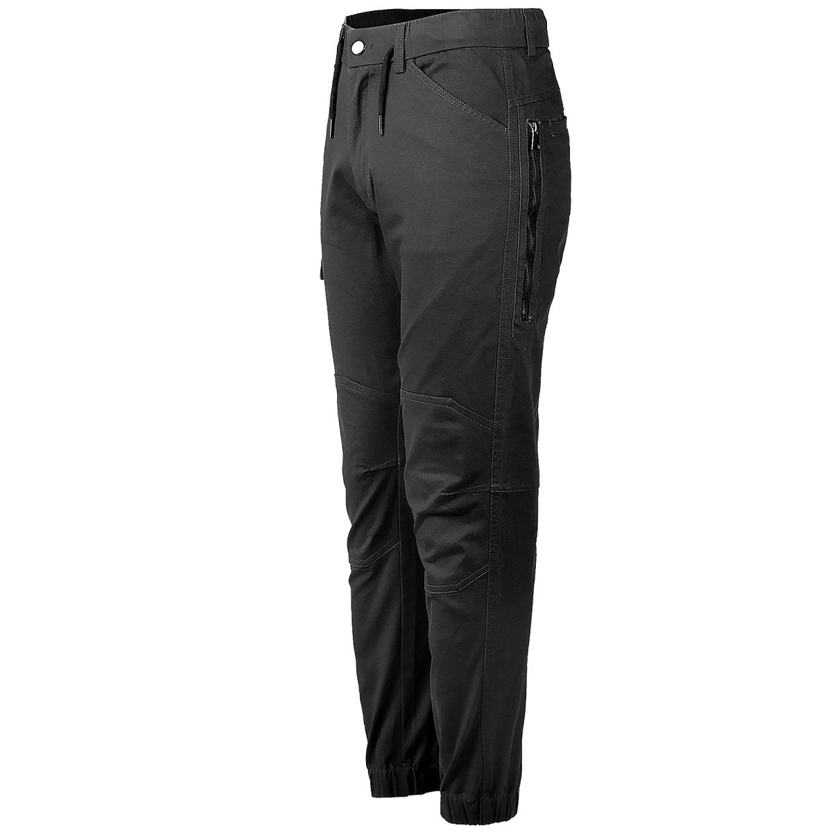 "warp work pants in black, side – Big Bee Workwear"