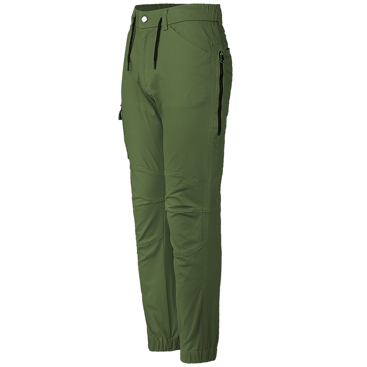"warp work pants in green, side – Big Bee Workwear"