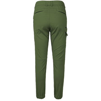 "warp work pants in green, back – Big Bee Workwear"