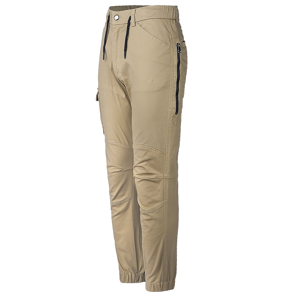 "warp work pants in khaki, side – Big Bee Workwear"