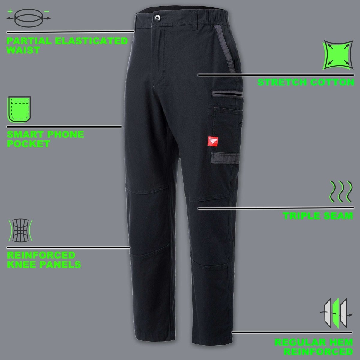 "brumby work pants key features – Big Bee Workwear"