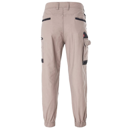 "brumby work pants in khaki, back – Big Bee Workwear"