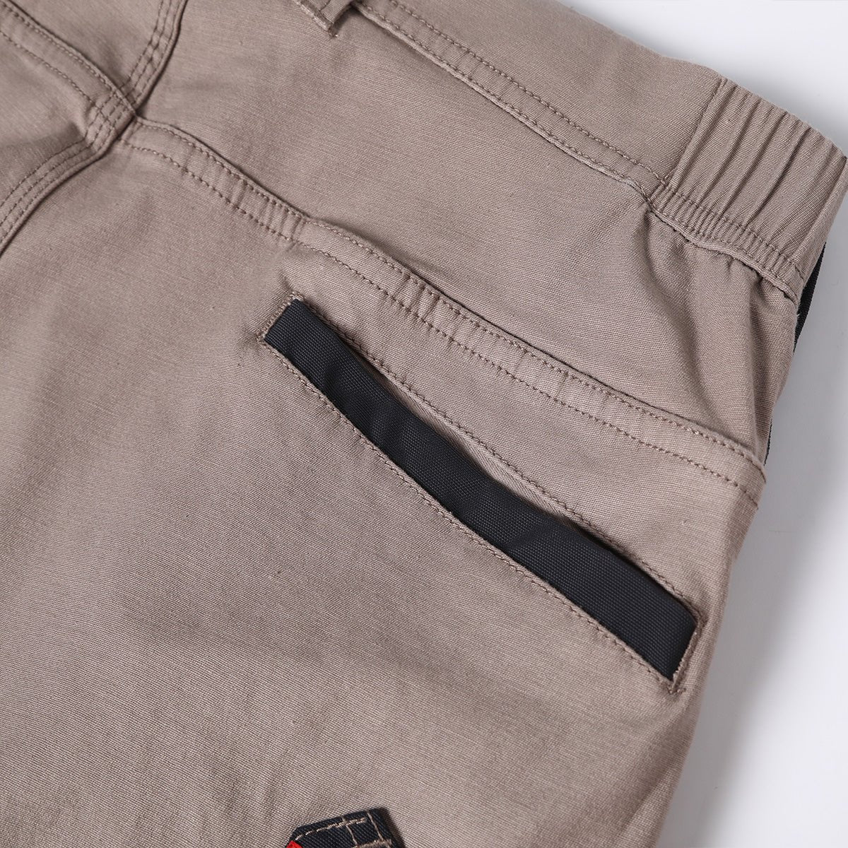 "brumby work pants waist detail close-up – Big Bee Workwear"