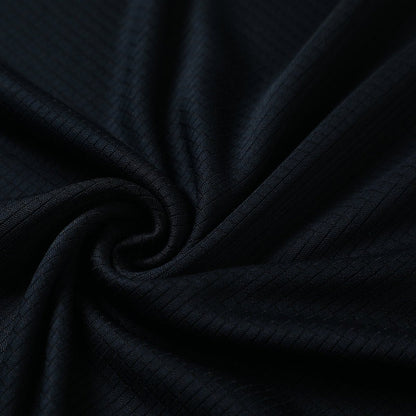 "Men’s Panel Long Sleeve polo shirt fabric detail close-up – Big Bee Workwear"