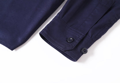 "Hi Vis Work shirt in with reflective tape, Long Sleeve, sleeve detail close-up – Big Bee Workwear"