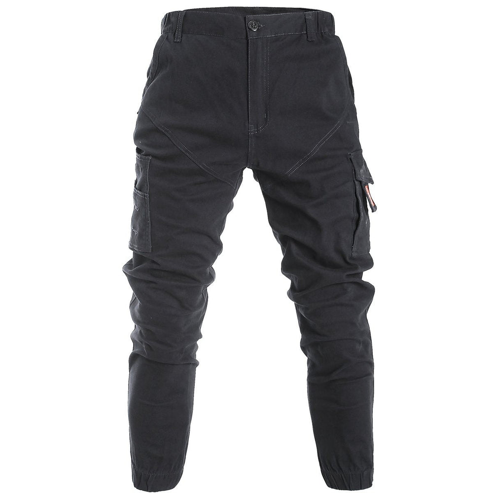 Elite work pants in black, front view – Big Bee Workwear