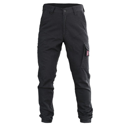 "elite work pants in black, front – Big Bee Workwear"