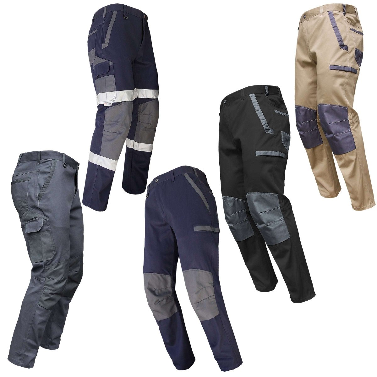 "street work pants, multi-colour options overview – Big Bee Workwear"