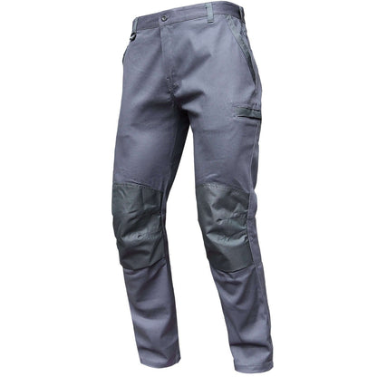 "street work pants in grey charcoal, front – Big Bee Workwear"