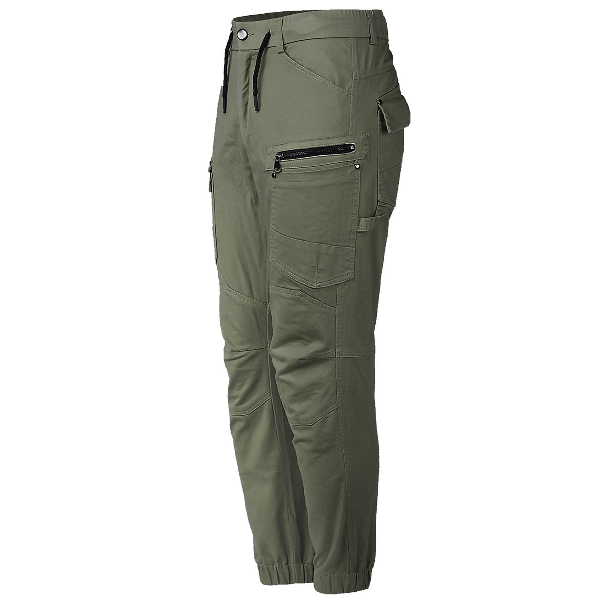 "utility work pants in green, front – Big Bee Workwear"
