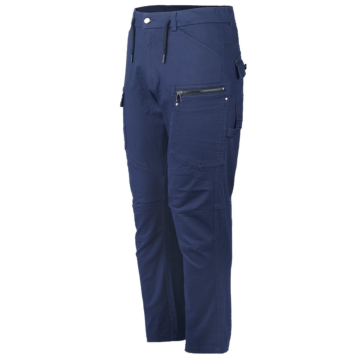 "utility work pants in navy, side – Big Bee Workwear"