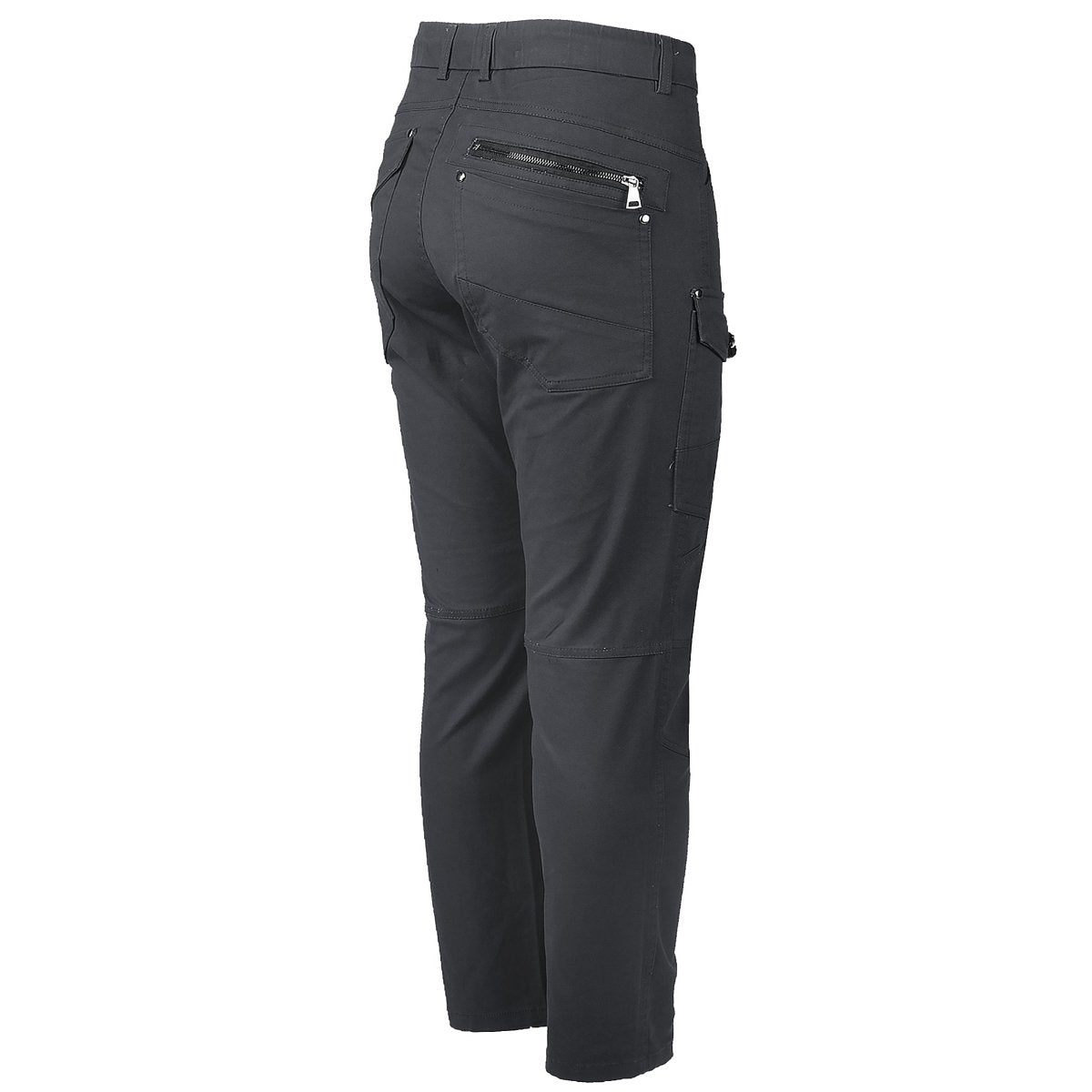 "utility work pants in black, back angle – Big Bee Workwear"