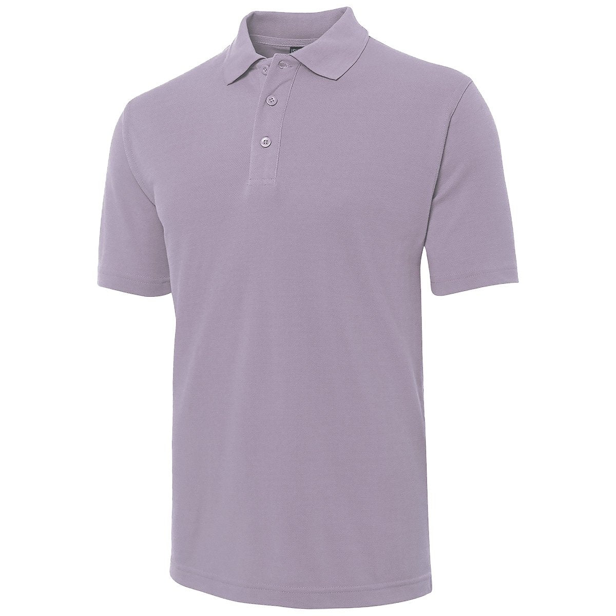 "cotton blend polo shirt in fade mulberry, front – Big Bee Workwear"