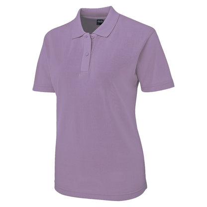 "cotton blend polo shirt in fade mulberry, front – Big Bee Workwear"