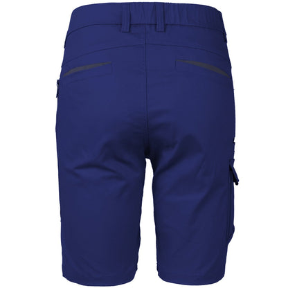 "warp work shorts in navy, back – Big Bee Workwear"