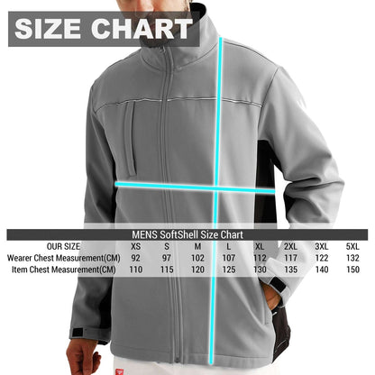 "panel softshell jacket size chart – Big Bee Workwear"