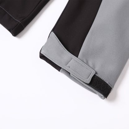 "panel softshell jacket sleeve detail close-up – Big Bee Workwear"