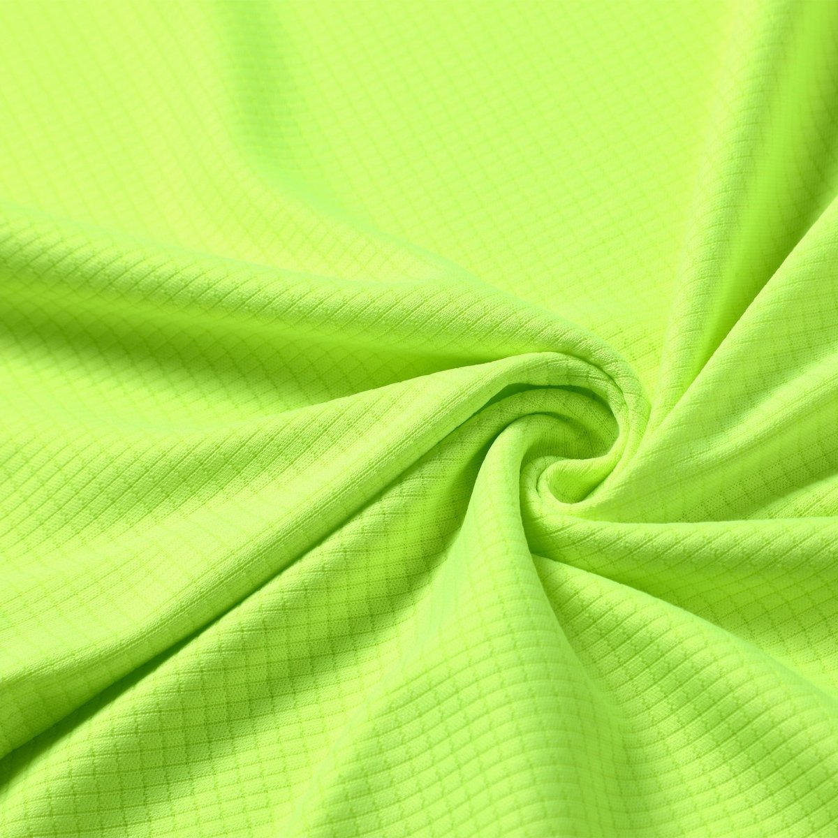 "Hi-Vis Short Sleeve Panel polo shirt fabric texture close-up – Big Bee Workwear"