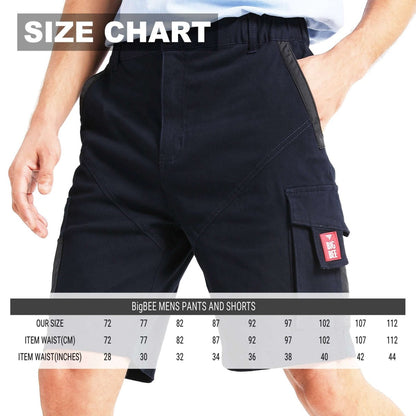 "elite work shorts size chart – Big Bee Workwear"