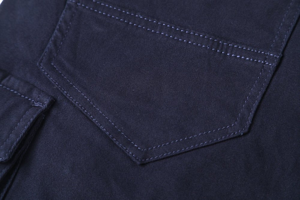"elite work shorts pocket detail close-up – Big Bee Workwear"
