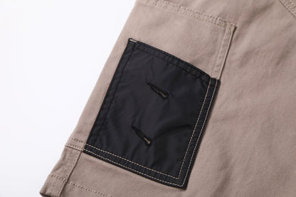 "elite work shorts pocket detail close-up – Big Bee Workwear"