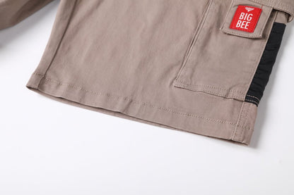 "elite work shorts hem detail close-up – Big Bee Workwear"