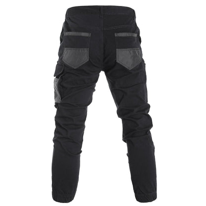 "elite work pants in Black with grey, back – Big Bee Workwear"