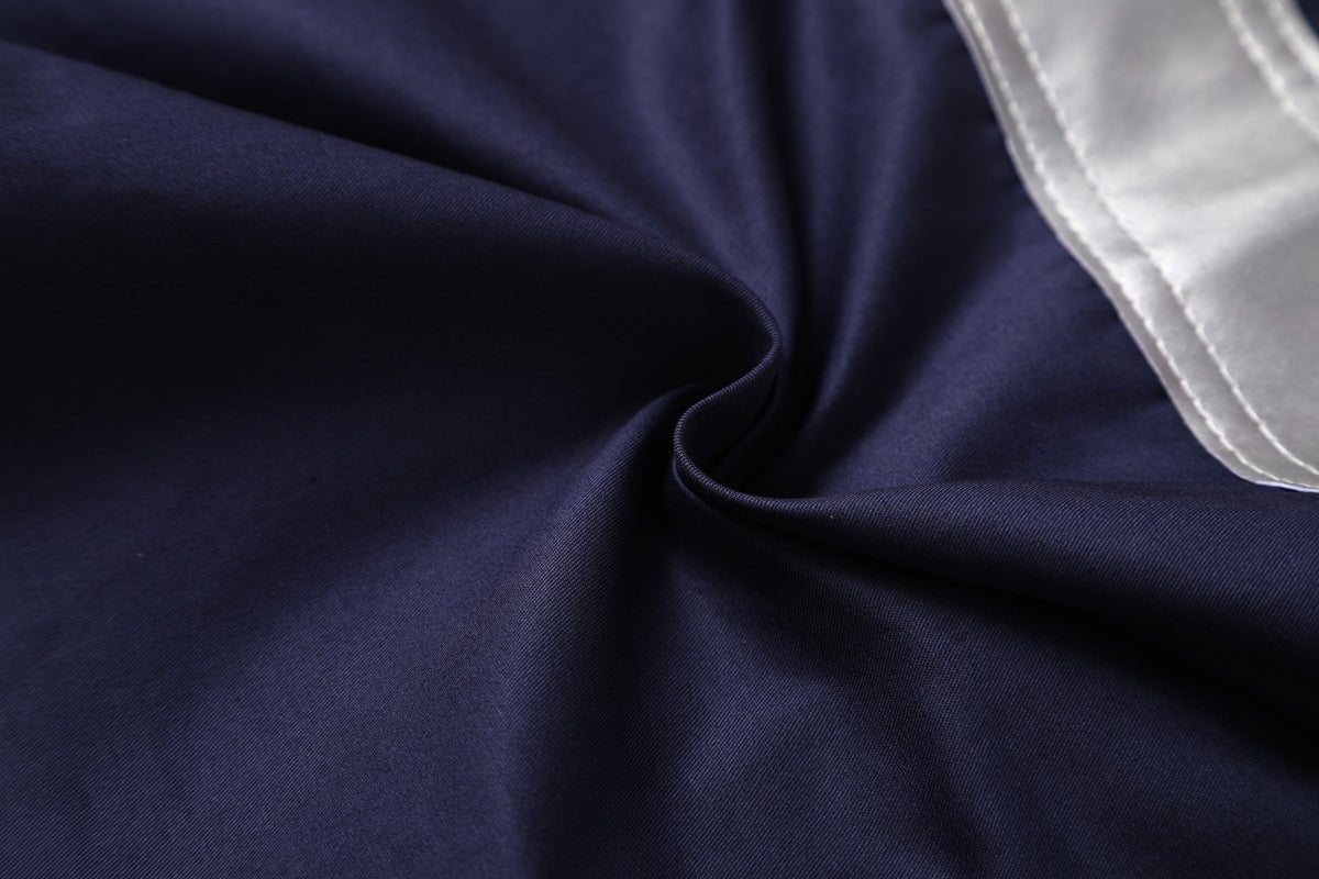 "Men’s Lightweight Cotton Work shirt, Long Sleeve, fabric texture close-up – Big Bee Workwear"