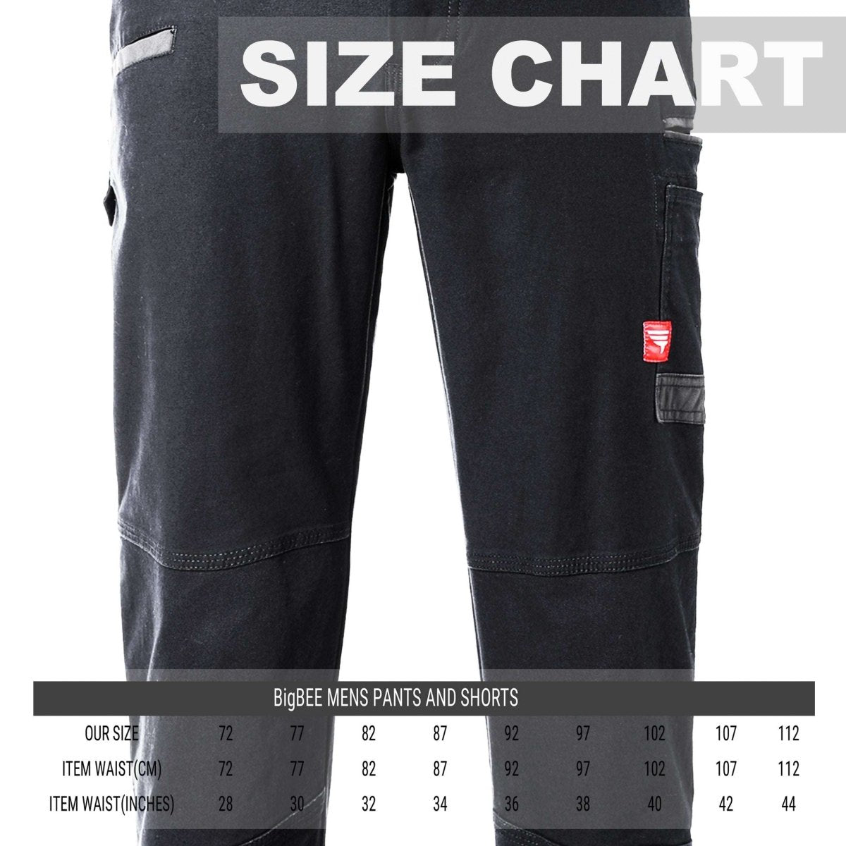 "brumby work pants size chart – Big Bee Workwear"