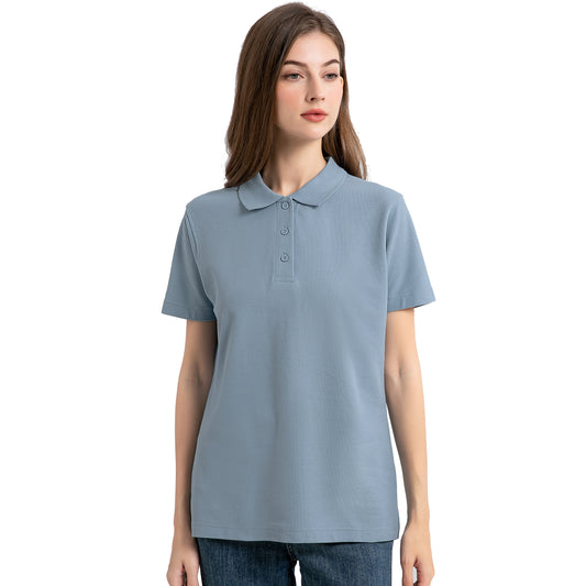 ISUSI Everyday Ladies Polo Shirts, Cotton Blend, UPF 30+ - Big Bee