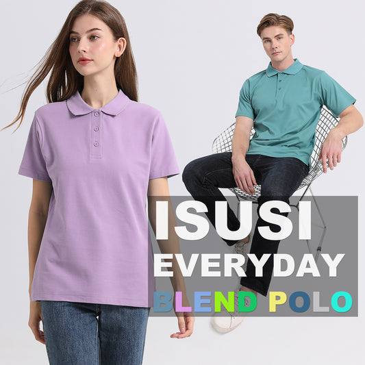 ISUSI Everyday Ladies Polo Shirts, Cotton Blend, UPF 30+ - Big Bee