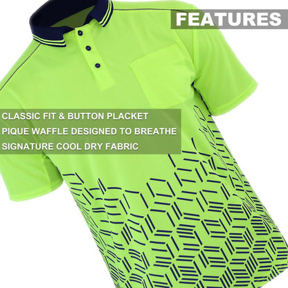 hivis work polo shirt key features – Big Bee Workwear