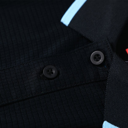 Big Bee PANEL Mens Polo Shirts, Long Sleeve