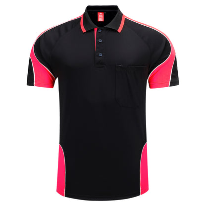 Big Bee PANEL Mens Polo Shirts, Short Sleeve