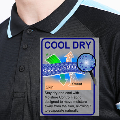 Big Bee PANEL Mens Polo Shirts, Short Sleeve