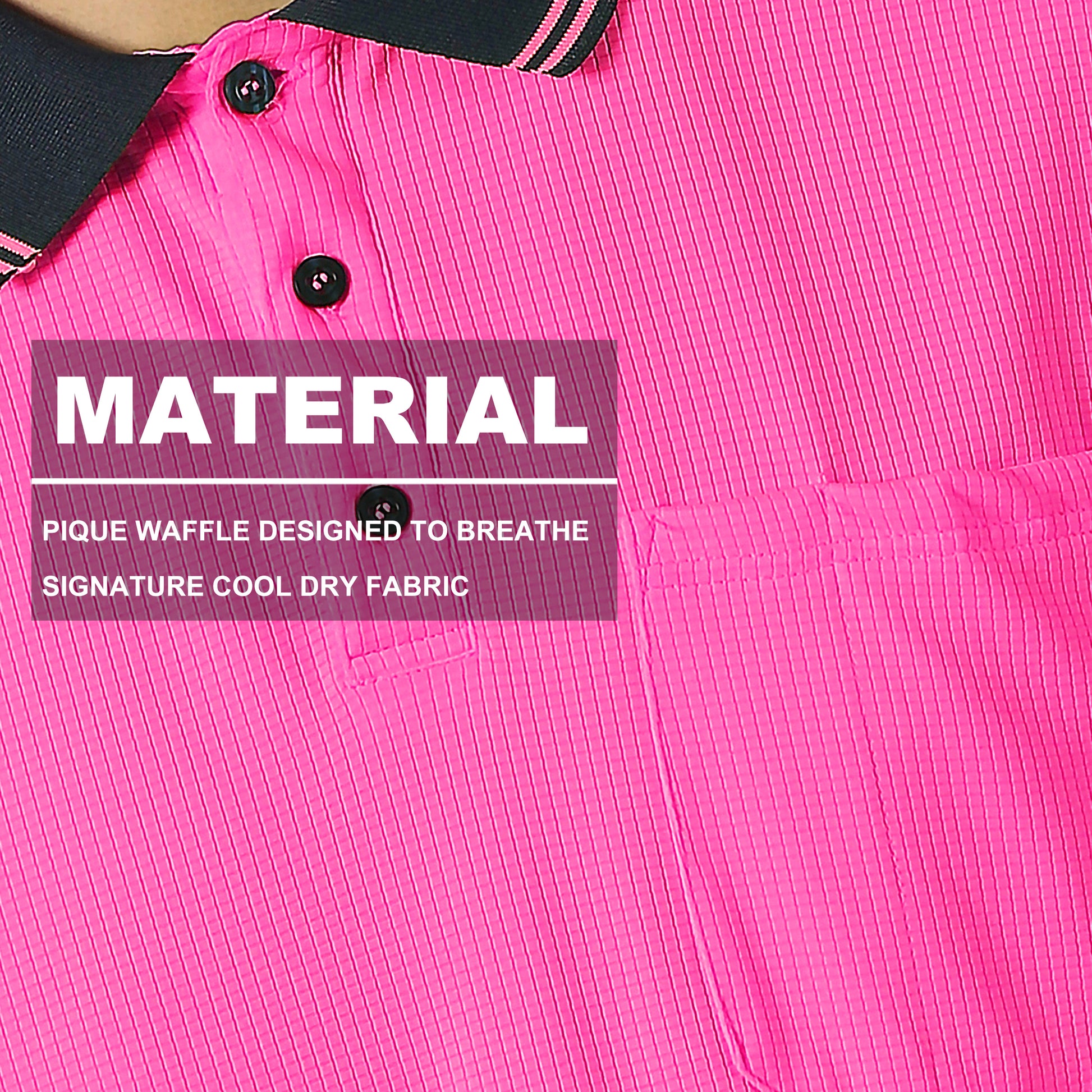 Big Bee Mens Hi Vis Polo Shirts, Short Sleeve - Big Bee