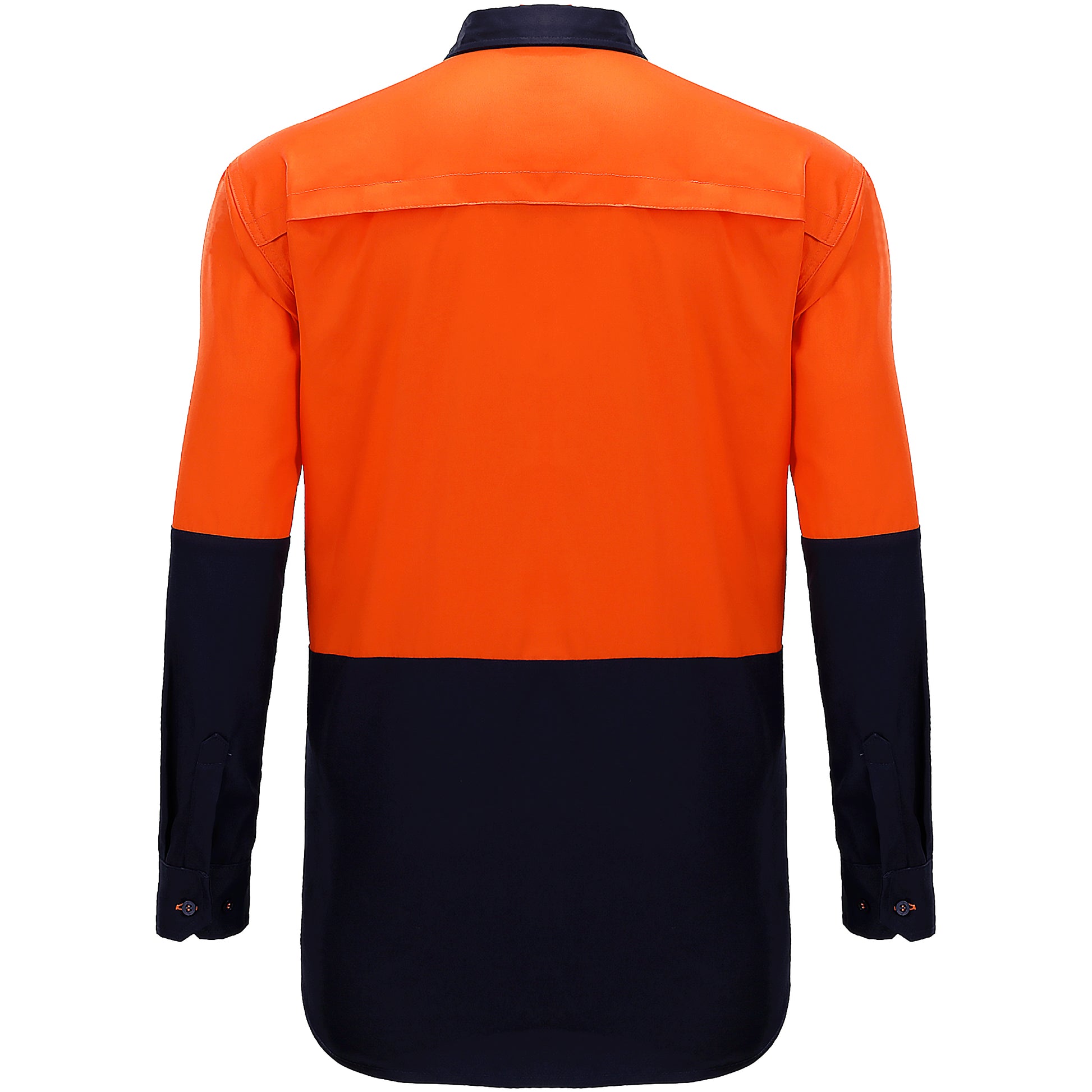 Big Bee Men's Hi Vis Shirts, Long Sleeve Safety Work Top - Big Bee