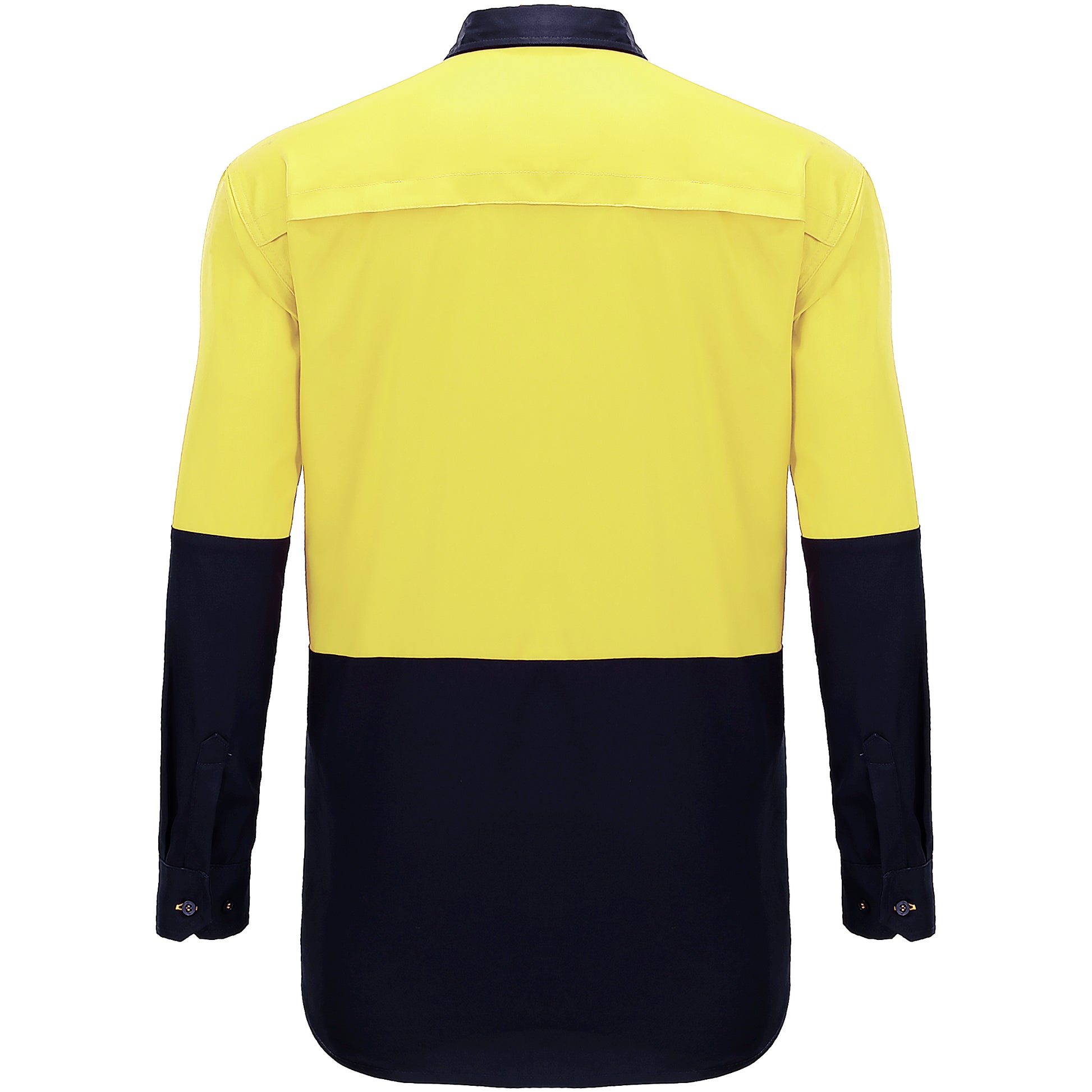 Big Bee Men's Hi Vis Shirts, Long Sleeve Safety Work Top - Big Bee