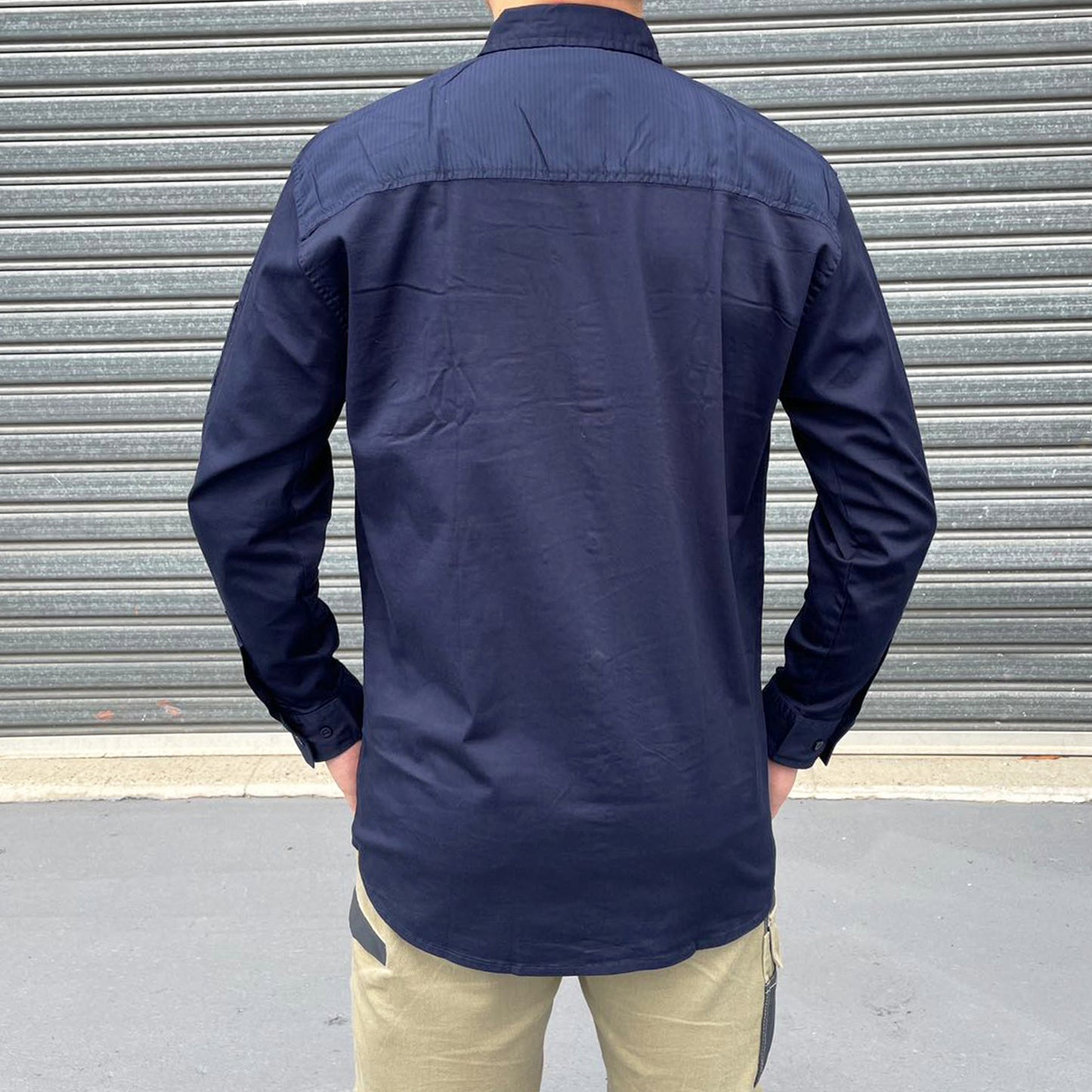 Big Bee Men's Work Shirts, Stretch Cotton